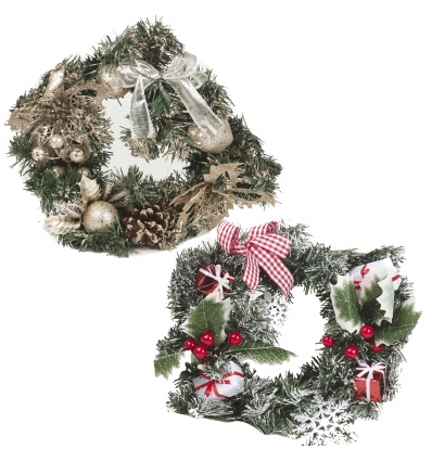 30cm Nordic Christmas Wreath [416483]