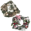 30cm Nordic Christmas Wreath [416483]