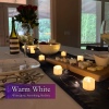 24 Warm White Votive Tealight Candles [X000OZE1E5]