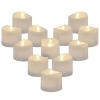 12 Warm White LED Votive Tea Light Candles [X000HVPCUX]