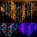 Plug In Fairy Curtain LED String Lights IP44 Rated 4.5M