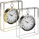 25cm Metal Frame Hanging Clocks
