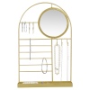 Gold Jewellery Holder Rack With Mirror 21x 23 [629679]