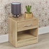 Compact Bedside Table With 1 Drawer