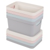 3.6L X-Small Pastel Coloured Lidded Storage Boxes