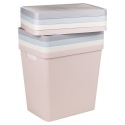 26L Large Pastel Coloured Lidded Storage Boxes [525636]