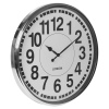 50cm Chrome Wall Clock [35800]