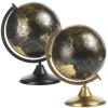 Globes on Stand with Metal Base