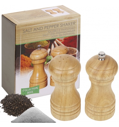 Wooden Salt And Pepper Set [200100]
