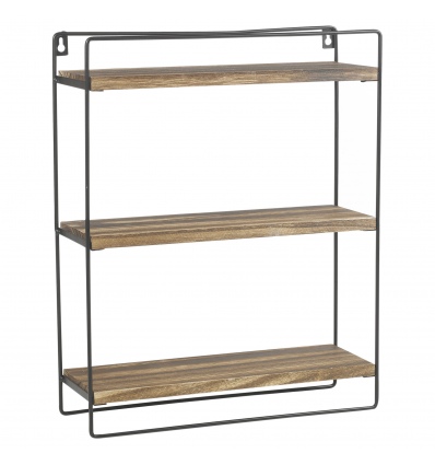 3 Tier Wooden Wall Rack 46cm [614552]