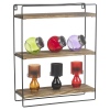 3 Tier Wooden Wall Rack 46cm [614552]