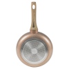 URBN-CHEF Rose Gold Pots & Pans With Wood Look Handles