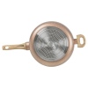 URBN-CHEF Rose Gold Pots & Pans With Wood Look Handles