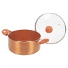 URBN-CHEF Copper Casserole Pans With Lids