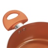 URBN-CHEF Copper Casserole Pans With Lids