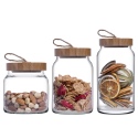 WOODY Storage Jar With Wooden Lid