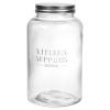 Glass Storage Jar With Metal Lid