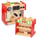 2 in 1 Wooden Toy Coffee Machine & Shop [170022]