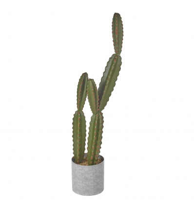 90cm Artificial Cactus With Grey Plant Pot [477416]