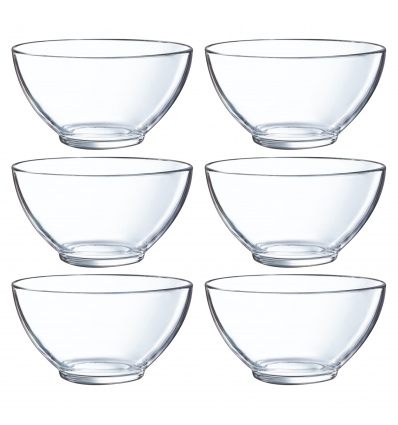 Single Tempered Clear 500ml Bowl [813676]