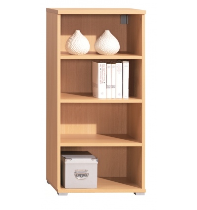 Four Shelf Bookcase Wall Mountable Unit - Beech [8055/29]