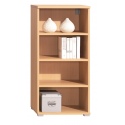 Four Shelf Bookcase Wall Mountable Unit - Beech [8055/29]