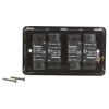 Volex 4 Gang Dimmer Light  Switch