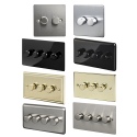 Volex 4 Gang Dimmer Light  Switch