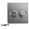 Volex 2 Gang Dimmer Light  Switch