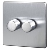 Volex 2 Gang Dimmer Light  Switch