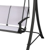 White 3 Seat Swing Bench [396144]