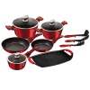 12 + 2 Pcs Cookware Set With Grill