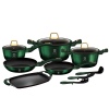 12 + 2 Pcs Cookware Set With Grill