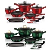 12 + 2 Pcs Cookware Set With Grill