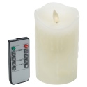 5" Flickering LED Pillar Candle with Remote [X000PCWIEH]