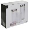 3 Pcs Glass Storage Jar Set [590757]