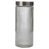 3 Pcs Glass Storage Jar Set [590757]
