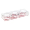 3 Pcs Glass Tealight Holders [660429]