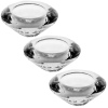 3 Pcs Glass Tealight Holders [660429]