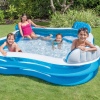 Blue & White Square Inflatable Family Sized Swimming Pool [454757]