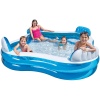 Blue & White Square Inflatable Family Sized Swimming Pool [454757]