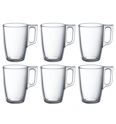 Single Clear Nuevo 320ml Glass Mug [381733]