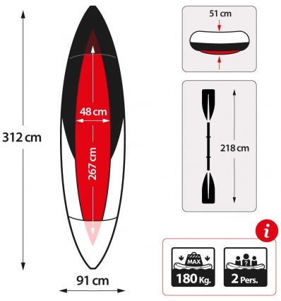 2 Person Challenger Boat Set [463070]