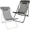 Folding Deck Chair With Metal Frame