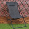 Folding Deck Chair With Metal Frame