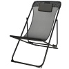 Folding Deck Chair With Metal Frame