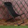 Folding Deck Chair With Metal Frame