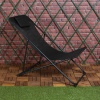 Folding Deck Chair With Metal Frame