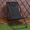 Folding Deck Chair With Metal Frame