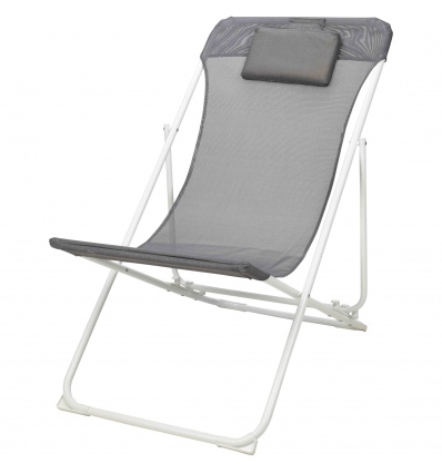 Folding Deck Chair With Metal Frame